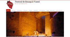 Desktop Screenshot of festivaldebonaguil-fumel.fr